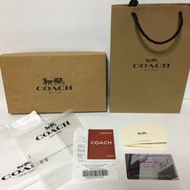 【未使用・送料無料】COACH 長財布★ラウンドファスナー★コーチ　 迷彩 カモフラ 茶★F74546_画像4