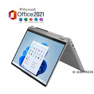 【新品 Office2021付】Lenovo IdeaPad Flex 5 Gen 8 14タッチ液晶 超高速 AMD Ryzen5 7530U 16GBメモリ 512GB-SSD WiFi6 指紋認証 送料無料