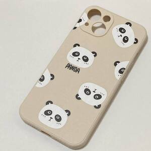 新品 iphone13ケース　パンダのスマホケース　動物園　アニマル　大熊猫　ソフトケース　シリコンケース イラスト雑貨　かわいい