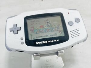 美品 Nintendo 任天堂 GBA ゲームボーイ アドバンス 本体 GAMEBOY ADVANCE ホワイト AGB-001 動作確認済 SK-231120011