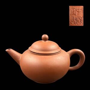 【KF1903】中国宜興 朱泥 急須 唐物 中国 在銘 茶道具 茶器 煎茶道具