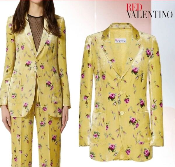 redvalentino sweetrose ジャケット ベロア L 44 レッドヴァレンティノ 新品