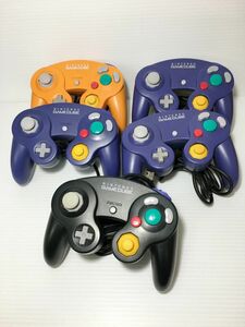 ○【同梱B】【中古】ニンテンドーゲームキューブ コントローラー 5点まとめて 使用感あり 現状品 2400031160663