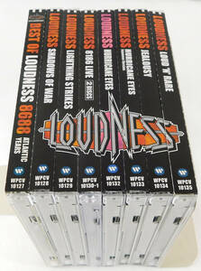 LOUDNESS ラウドネス デビュー20周年 帯付[CD]アルバム・ミニアルバム 計8枚セット/SHADOWS OF WAR/HURRICANE EYES/二井原実/高崎晃