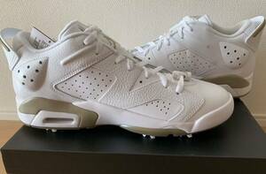 定価31,460円 NIKE JORDAN RETRO 6 GOLF US12 30cm ナイキ ジョーダン レトロ ゴルフシューズ ホワイト NOCTA