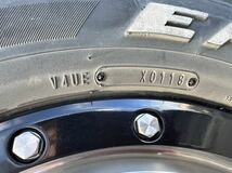 【中古】【格安】200系 ハイエース MLJ XTREME-J エクストリームJ XJ04 16インチ 6.5J +38 6/139.7 GOODYEAR EAGLE #1 NASCAR 215/65R16_画像9