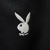 新品 プレイボーイ 2023秋冬 裏毛 刺繍 スウェット パンツ L 黒【33056_99】 PLAYBOY メンズ スエット イージーパンツ ジョガーパンツ_画像7