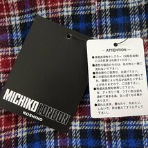 新品 ミチコロンドン 秋冬 チェック ビエラ シャツ M【ML85-0021_WINE】 MICHIKO LONDON 起毛 長袖 ネルシャツ フランネル メンズ_画像8