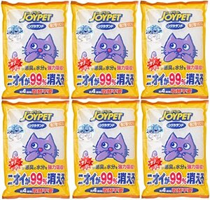 JOYPET(ジョイペット) 猫砂 シリカサンドクラッシュ 4.6L×6個 (まとめ買い)