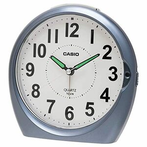 CASIO(カシオ) 目覚まし時計 アナログ メタリックグレー スヌーズ ライト 付き TQ-478-8JF