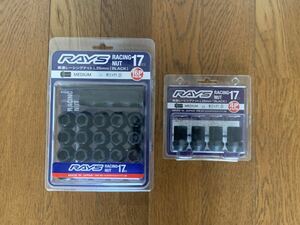 ★新品・未使用品★ RAYS RACING NUT 17HEX M12 × P1.25 MEDIUM L35mm レイズ 貫通 レーシングナット ミディアム 20個セット