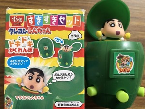 すき家 クレヨンしんちゃん オラの引越し物語 すきすきセット ドキドキかくれんぼ マラカスしんちゃん 中古現状品良品 非売品 ノベルティ