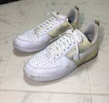 NIKE ナイキ Air Force 1 エアフォース 1 Low リアクト React Split スプリット Coconut Milk ココナッツ ミルク DH7615-100 29cm_画像3