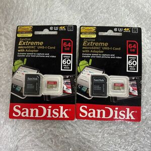 【034-021】microSD SanDisk 64GB Extreme 