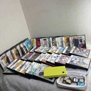 【040-004】DSi 本体　DS ソフト　まとめ　マリオカート　ゼルダの伝説　ニンテンドックス　お茶犬　たまごっち　ナルト　など　1スタ