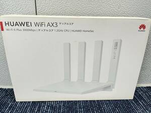 【比較的綺麗】HUAWEI WiFi AX3 NEW IPv6(IPoE)対応 通信速度最大3000Mbps（2402Mbps+574Mbps） Wi-Fi 6 スマート無線LANルーター 1194