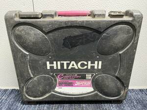 【中古品】HITACHI 日立工機 充電式 インパクトレンチ WR14DBDL 充電器 UC18YSL2 ケース付き 1239
