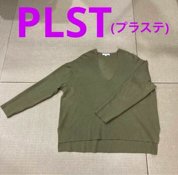 PLST(プラステ) Vネックカットソー