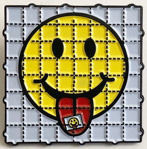 【新品/即決/アメリカ買付】acid smiley ピンバッジ/ピンズ/LSD/ペーパー/スマイリー/Timothy Leary /サイケデリック (ar-2311-42)