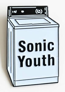 [ быстрое решение / новый товар ]Sonic Youth / Washing Machine значок / булавка z/ значок /1995 год название запись /Mike Mills искусство Work / Alterna tivu(ar-236-12).