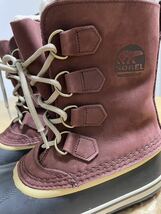 【美中古】SOREL◆ブーツ/24cm/BRD（ボルドー)/NL1645-628【シューズ】_画像7