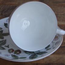 ウェッジウッド ストロベリーヒル いちご柄 コーヒーカップ ソーサー ヴィンテージ 食器 Strawberry Hill Wedgwood #231026-1~6 レトロ_画像4