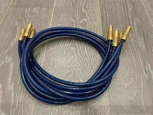 ortofon オルトフォン 7-Nines Pure Copper Hi-Visual Digital Coaxial Cable 約:1.0m RCAケーブルｘ４本セット、中古現状品