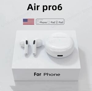 【2023 最新】AirPods Pro型 Pro 白 ワイヤレスイヤホン カナル型 Bluetooth 充電ケース 高品質 Android iPhone X 8 iPhone 11 12 13 14 15