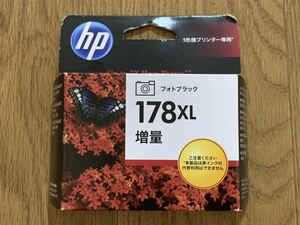 ** hp original ink 178XL increase amount photo black postage 140 jpy ~ new goods unused unopened recommendation time limit 2022/12 ink cartridge C5380 C6380 D5460