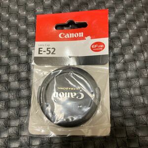 『新品未開封保管品』Canon キヤノン 52mm レンズキャップ E-52