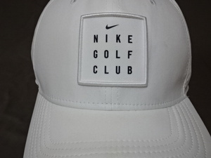 激レア USA購入 ナイキ【Nike】製 【CLASSIC99】【DRI FIT】 【NIKE GOLF CLUB】 ロゴマーク付 キャップ ホワイト 中古品