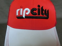 【多少難あり】激レア adidas NBAバスケ ポートランドトレイルブレイザーズ【Portland Trail Blazers】【RIP CITY】ロゴ刺繍入りCAP 中古品_画像1