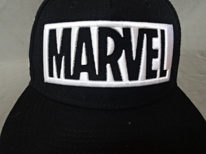 激レア【MARVEL】IRONMAN x THOR x HERO FOR HIRE x IRON FIST x SPIDER-MAN x DAREDEVIL x HULK x CAPTAIN AMERICA ロゴ刺繍CAP 中古良品