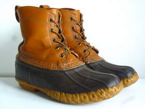 L.L.Bean Bean Boots　エルエルビーン ビーン・ブーツ　MADE IN U.S.A.〈 25cm程度 〉ブラウン　本革レザー「お洒落な定番ブーツ」良品