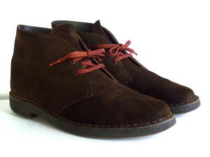 Clarks ORIGINALS DESERT BOOTS　クラークス デザートブーツ〈 US 7インチ　24cm 〉「サイズ25cm程度の方がグッド！」ダークブラウン　良品