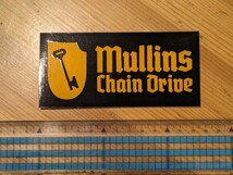 NEW MULLINS CHAIN DRIVE MCD ステッカー チョッパー カリフォルニア ハーレー ショベル パン オイルタンク や 車などに！ (まとめ買いOK)_画像2