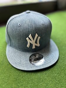 【美品！】NEW ERA ニューエラ キャップ 帽子 デニム柄★