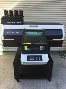 【R05k257】　UJF-3042MK II　ミマキ／MIMAKI　UVフラットヘッドインクジェットプリンタ ー 　ジャンク扱い／引取限定