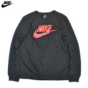 [ new goods ] Nike f.-chula long sleeve T shirt [010: black ]S big sushuswoshu Logo NIKE long T L/S