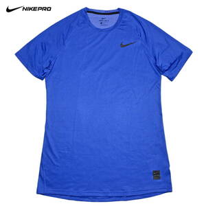 【新品】ナイキ プロ クール 半袖 【480：青】L インナー コンプレッション Tシャツ トレーニング ジム ゴルフ NIKE PRO