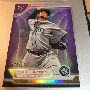 2018 TOPPS triple threads FELIX HERNANDEZ /299