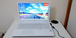 美品 LIFEBOOK AH53/X Corei7 6700HQ 最大3.50GHz 1TB フルHD メモリ８GB Win10 Blu-ray FMVA53XW　初期済