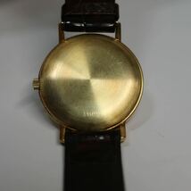 09) TISSOT/ティソ スタイリストゴールド/STYLIST GOLD K14/585 金ケース Cal.2141 メンズ手巻 ラウンド ゴールド文字盤 動作品_画像5