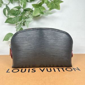 1円 ルイヴィトン LOUIS VUITTON エピ ポシェット コスメティック 化粧ポーチ 小物入れ シリアル SR0158