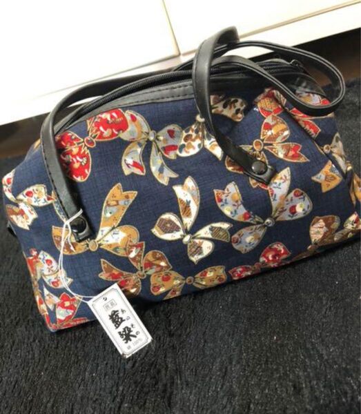 新品たぐ 藍染バッグ 和装