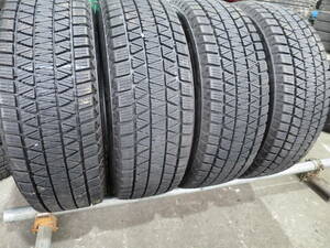 19年製バリ山 225/65R17 102Q ◆ブリヂストン BLIZZAK DM-V3◆ 4本 B1494 スタッドレス