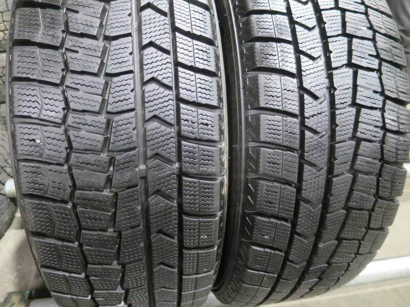 18年製バリ山 185/55R15 82Q ◆ダンロップ WINTER MAXX WM02◆ 2本 B1548 スタッドレス