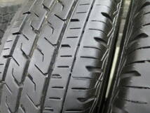 23年製バリ山 185/80R14 102/100N LT ◆ブリヂストン ECOPIA R710◆ 2本 J777 夏タイヤ_画像4