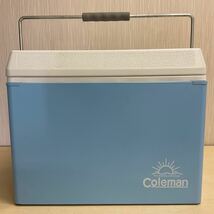 営HG41-120T Coleman コールマン クーラーボックス レトロスチールクーラー 28QT 200002233 横約43cm たて約35cm(フタ込)奥行約29cm _画像1