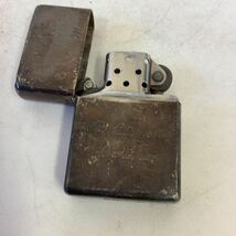 ◯営KU080-キT60【埼玉発】ZIPPO ジッポー オイルライター STERLING スターリングシルバー シルバー925 ケース重量35g 2005年製 現状品_画像7